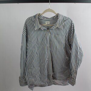 Women's Babaton Blue/White Long Sleeve Size Medium